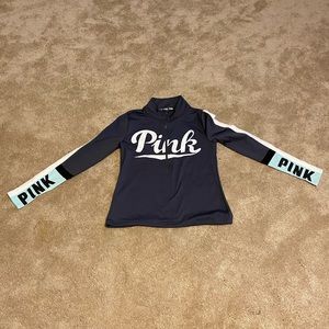 Large Victoria Secret spandex thumb hole half zip!